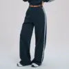 Women's Clash Color Sports Pants Loose Comfortable Casual Pocket Pants Outdoor Riding Mountaineering Sports Pants Women's Slacks