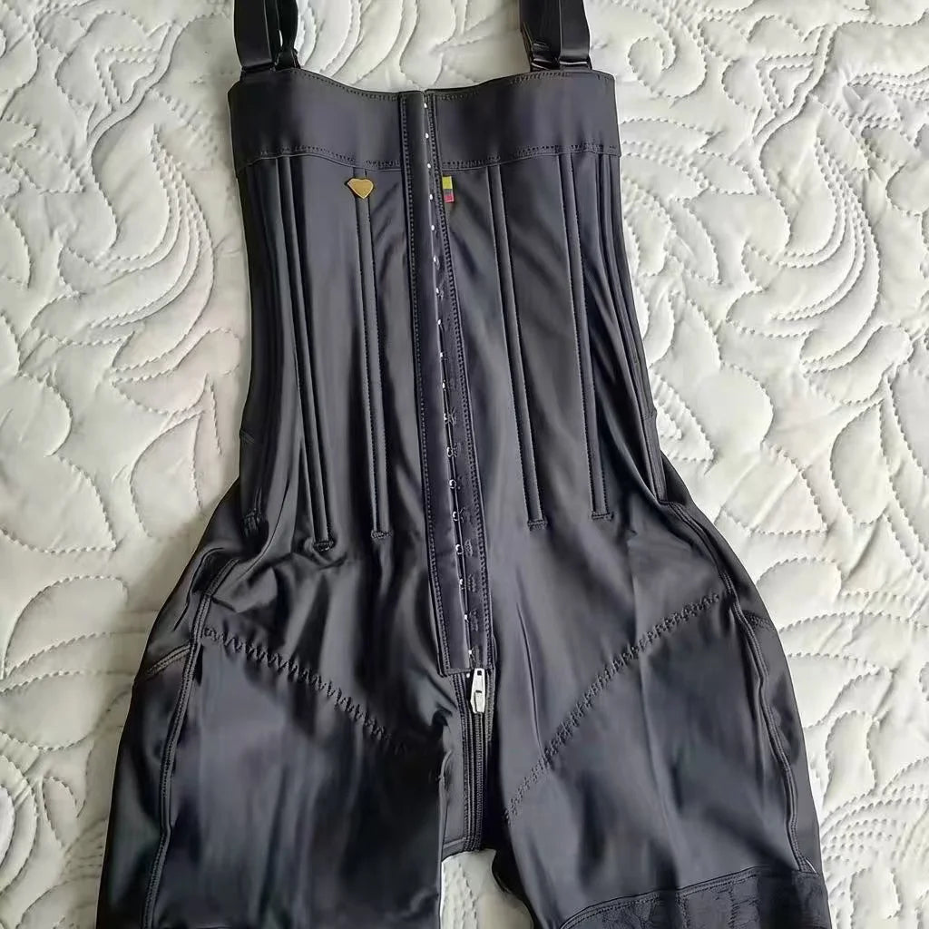 High Waist Shapewear Shorts Fajas Colombianas Moldeadoras Para Mujer Gaine BBL Stage 2 Liposuction Bodysuits with Zipper Crotch