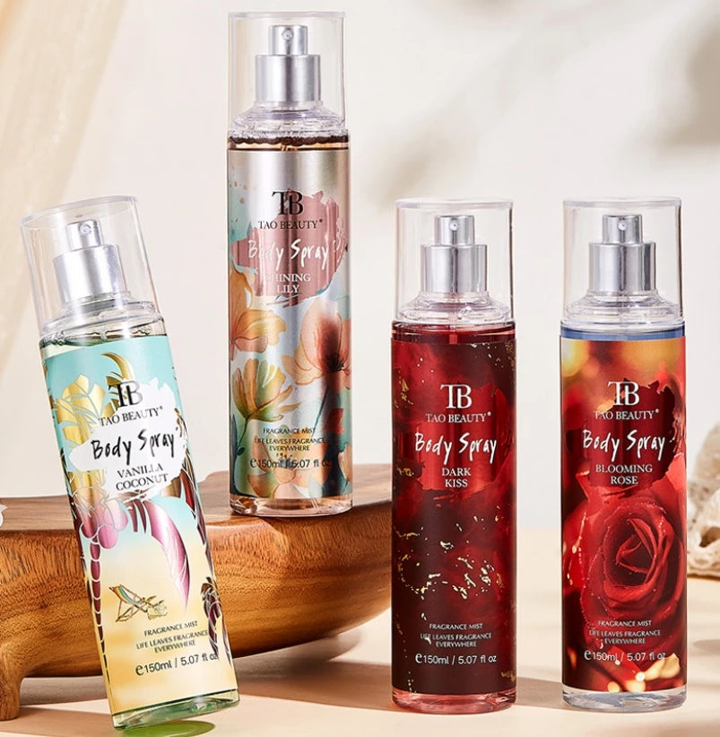 TAO BEAUTY Fragrance Spray, Long-Lasting Light Floral-Fruity Notes Rose Perfume Spray