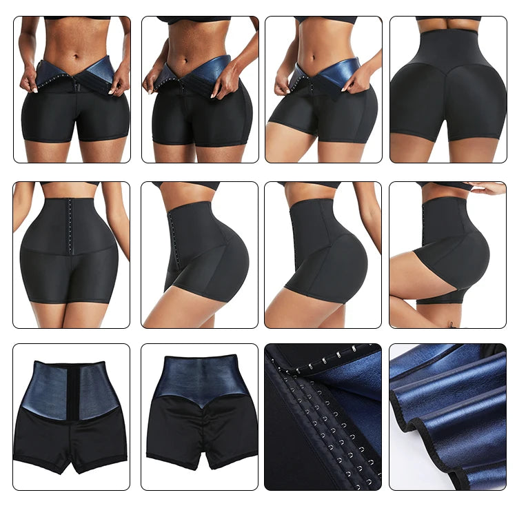 HEXIN Wholesale Custom High Waist Hip Enhancer Workout Shorts Women Leggings Fitness Seamless Yoga Pants Sweat Pants 2PCS S-3XL