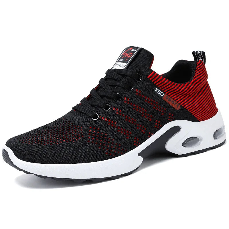 2024 New Men's Shoes Men's Breathable Soft-soled Running Shoes