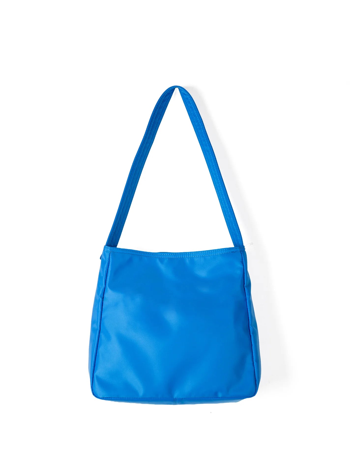 Korean Version Lazy Wind Simple Light Large-Capacity Summer Tote Bag Solid Color Nylon Casual Daily Portable Drawstring Closure