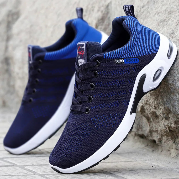 2024 New Men's Shoes Men's Breathable Soft-soled Running Shoes