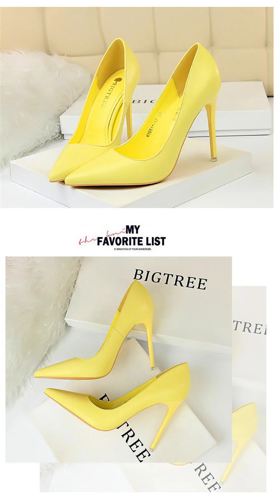 Soft Leather Concise High Heels 7.5/10.5cm Shoes Fashion Women Pumps Pointed Toe Slip On Candy Colors Office Woman Wedding Shoes