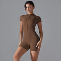 Cross-Border Summer Quick-Drying Seamless Spaghetti Strap Full Length One-Piece Yoga Suit Brushed Nude-Feel High-Elastic Fitness