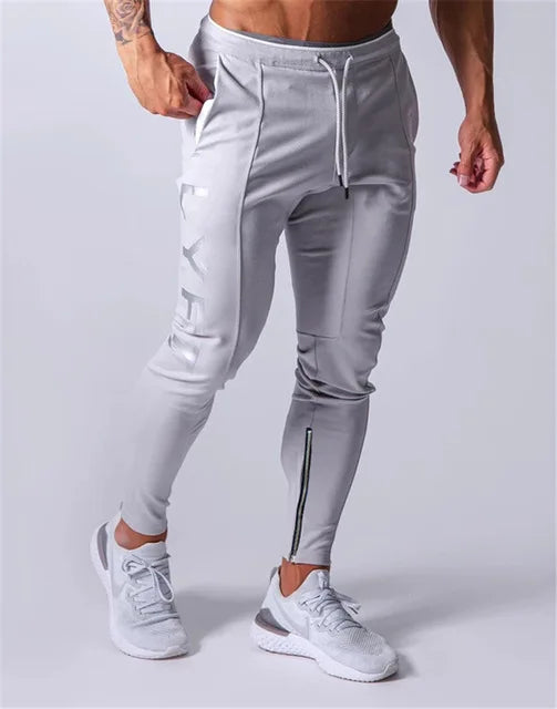 JAPAN Brand Joggers Men Sweatpants Gym Running Pants Mens Fitness Bodybuilding Gym Men Jogging Pants Zipper Sweatpants Trousers