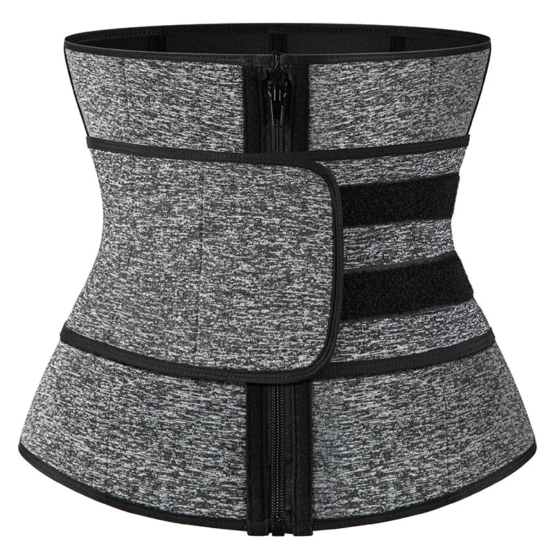 Men Waist Trainer Trimmer Belt for Weight Loss Neoprene Body Shaper Sauna Workout Sweat Belly Belt with Double Straps Shapewear