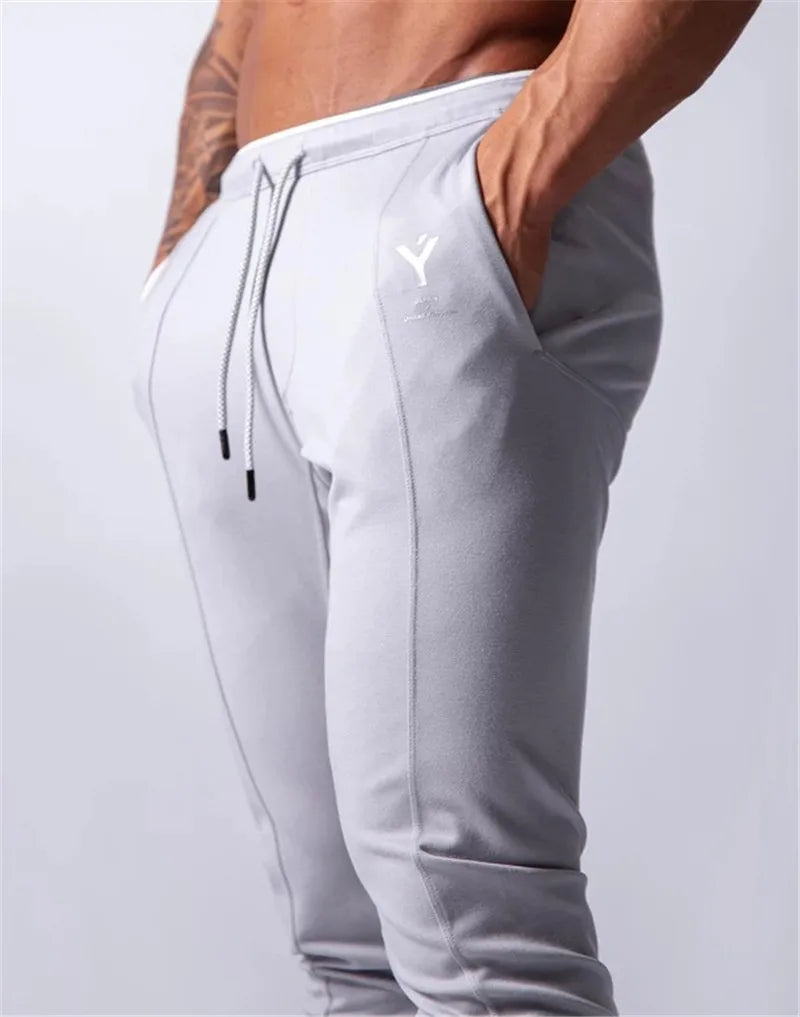JAPAN Brand Joggers Men Sweatpants Gym Running Pants Mens Fitness Bodybuilding Gym Men Jogging Pants Zipper Sweatpants Trousers