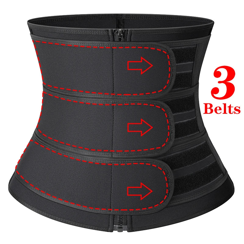 Women Waist Trainer Neoprene Body Shaper Belt Slimming Fajas Belly Reducing Shaper Tummy Sweat Shapewear Workout Shaper Corset