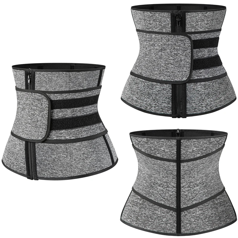 Men Waist Trainer Fitness Slimming Belt Sauna Body Shaper Corset for Abdomen Weight Loss Trimmer Belt Sweat Workout Fat Burner