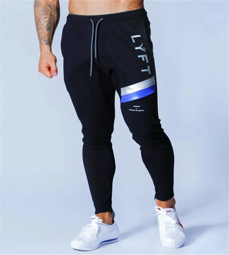 JAPAN Brand Joggers Men Sweatpants Gym Running Pants Mens Fitness Bodybuilding Gym Men Jogging Pants Zipper Sweatpants Trousers