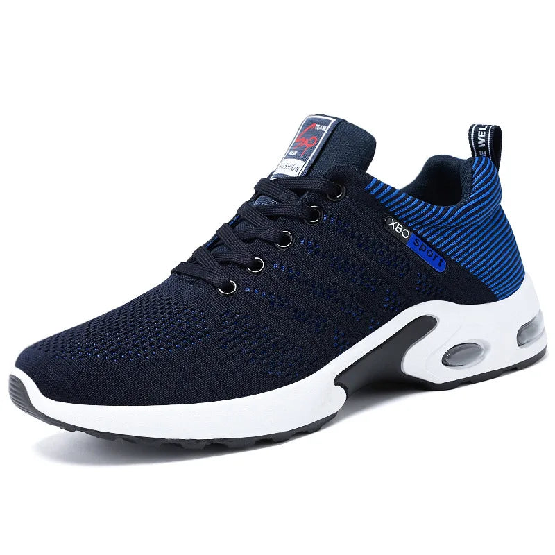 2024 New Men's Shoes Men's Breathable Soft-soled Running Shoes