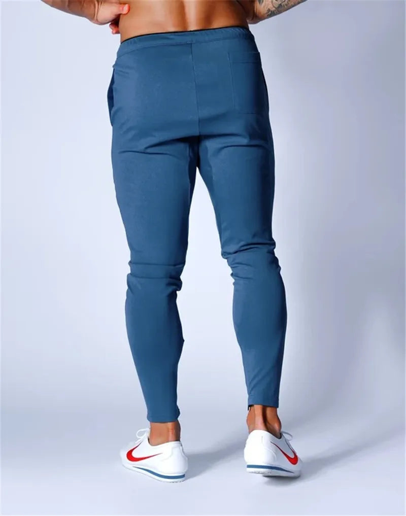 JAPAN Brand Joggers Men Sweatpants Gym Running Pants Mens Fitness Bodybuilding Gym Men Jogging Pants Zipper Sweatpants Trousers