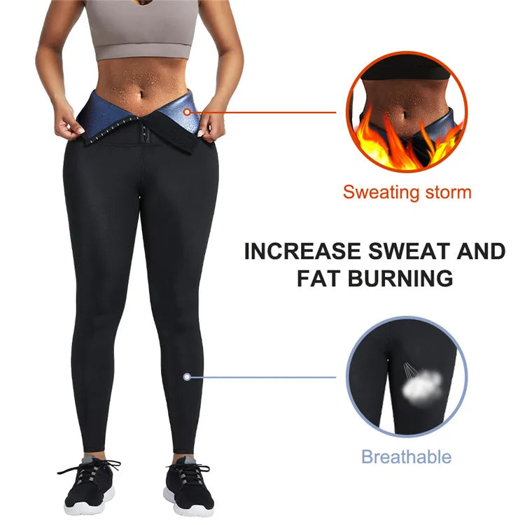 HEXIN New Waist Belt and Gym Leggings Abdominal Tummy Control Butt Lifter Waist Trianer Neoprene Pants