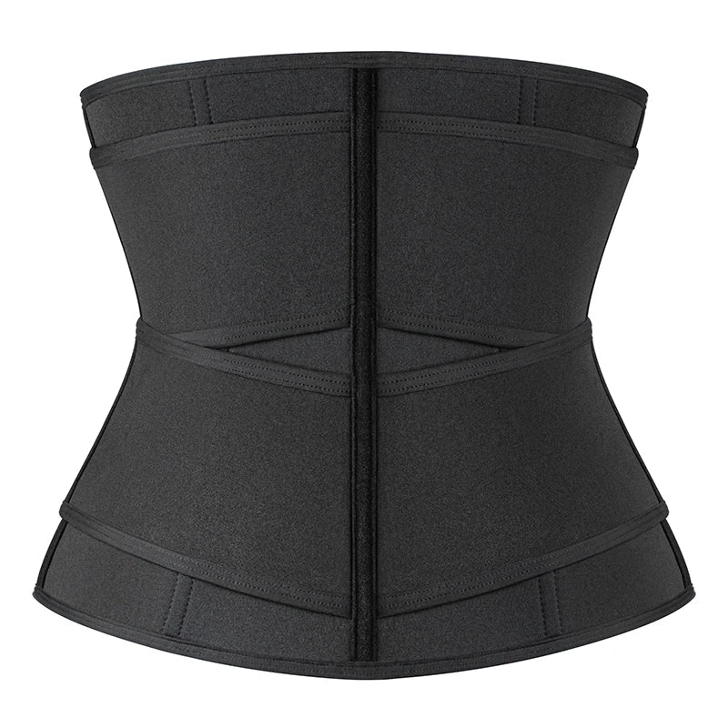 Men Waist Trainer Trimmer Belt for Weight Loss Neoprene Body Shaper Sauna Workout Sweat Belly Belt with Double Straps Shapewear