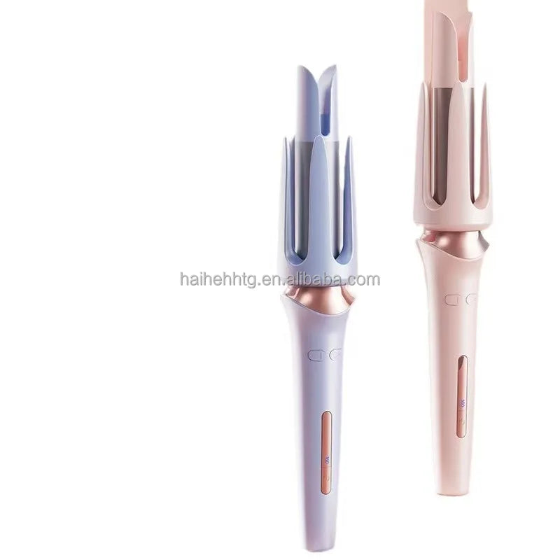 32MM  Fast PTC Heating Automatic Rotating Hair Curler 35W Electric Pink Blue Household Hotel Use 1-Year 3 Temperature