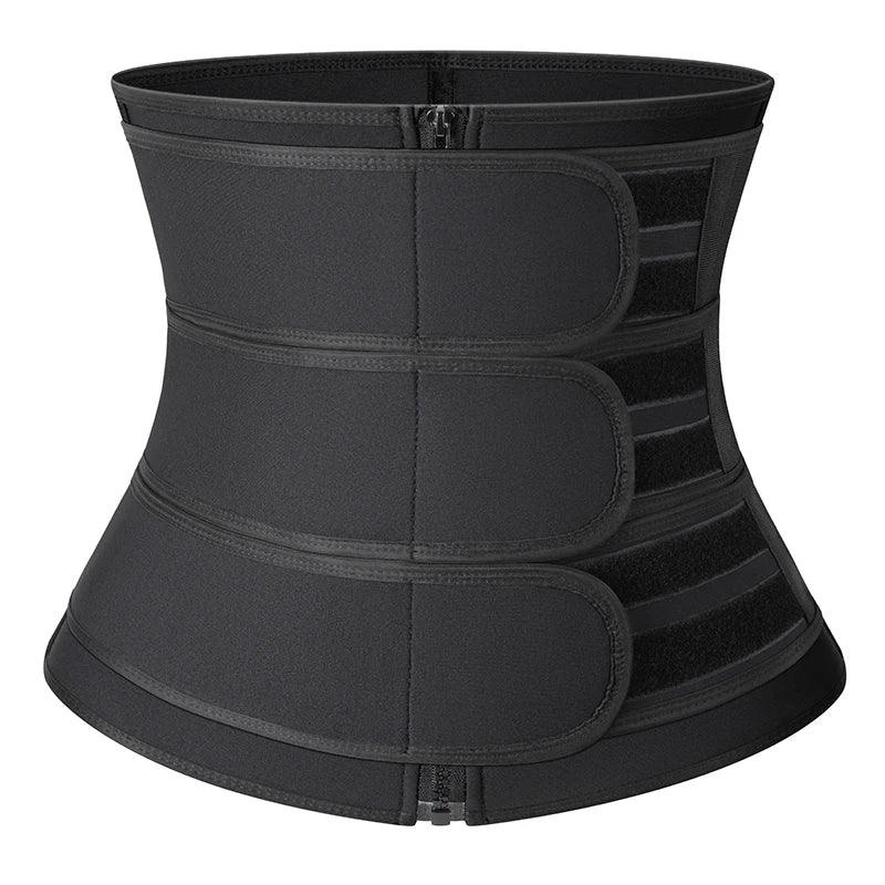 Men Waist Trainer Trimmer Belt for Weight Loss Neoprene Body Shaper Sauna Workout Sweat Belly Belt with Double Straps Shapewear