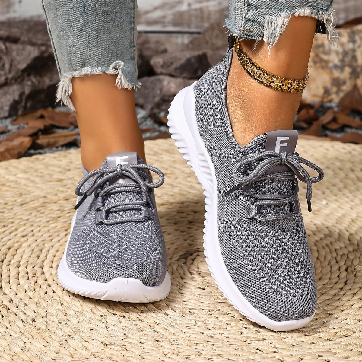 Hot Selling 2025 Women's Mesh Sneakers - Breathable Lightweight Non-Slip Everyday Shoes