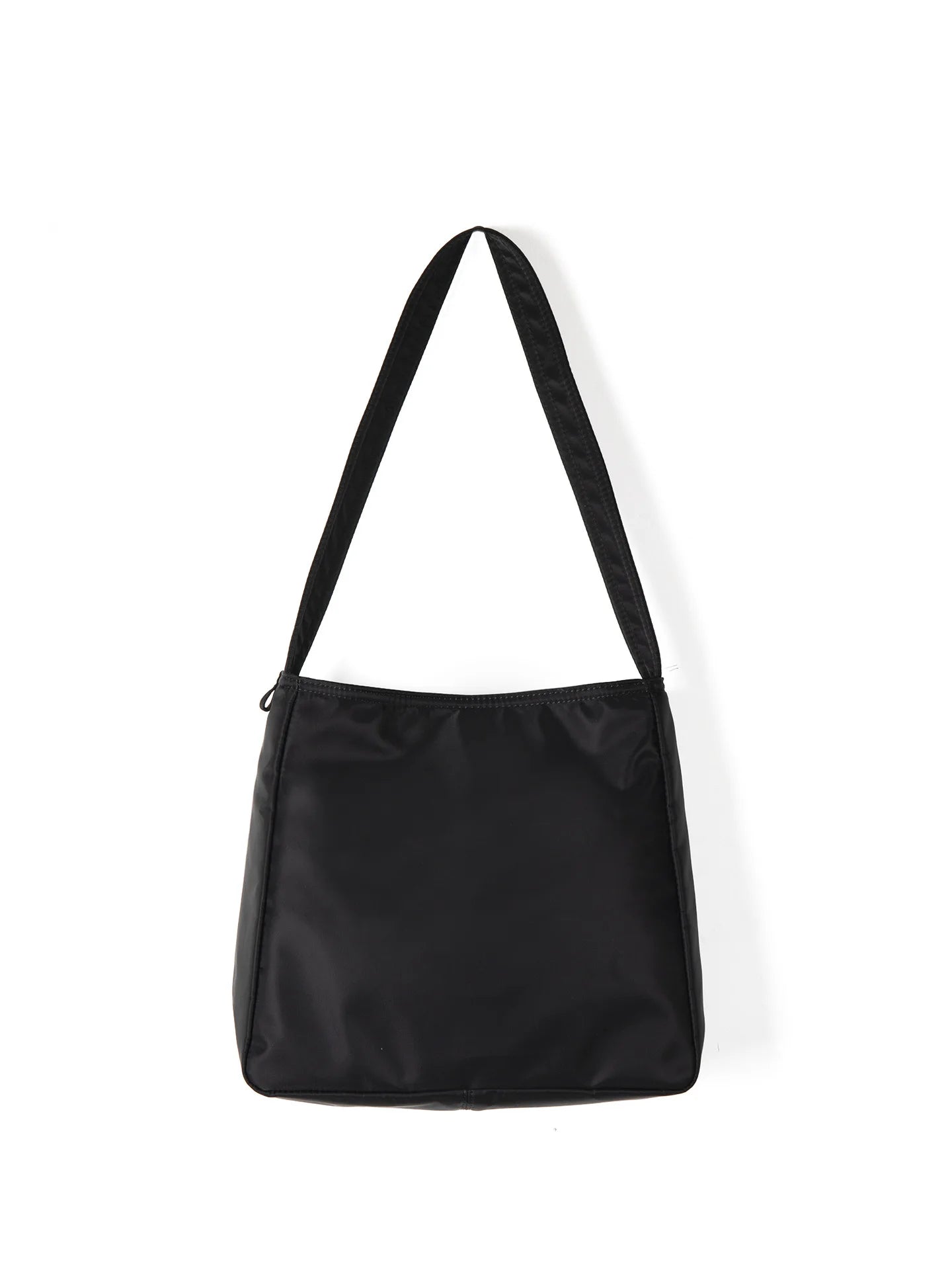 Korean Version Lazy Wind Simple Light Large-Capacity Summer Tote Bag Solid Color Nylon Casual Daily Portable Drawstring Closure