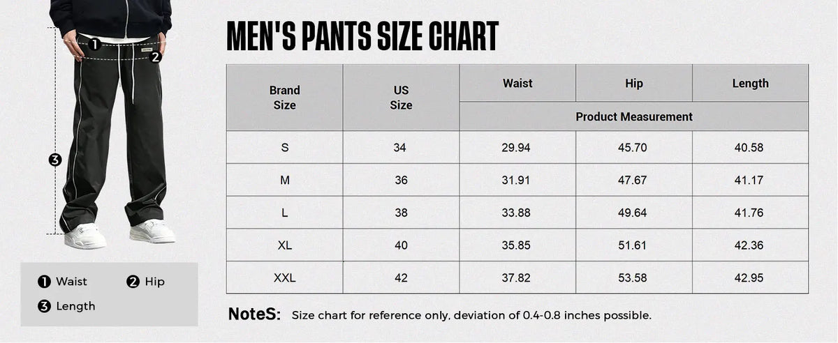 ZAFUL Men's Y2K Streetwear Baggy Track Pants Mid Waist Lightweight Casual Lounge Trousers with Drawstring Letter Pockets