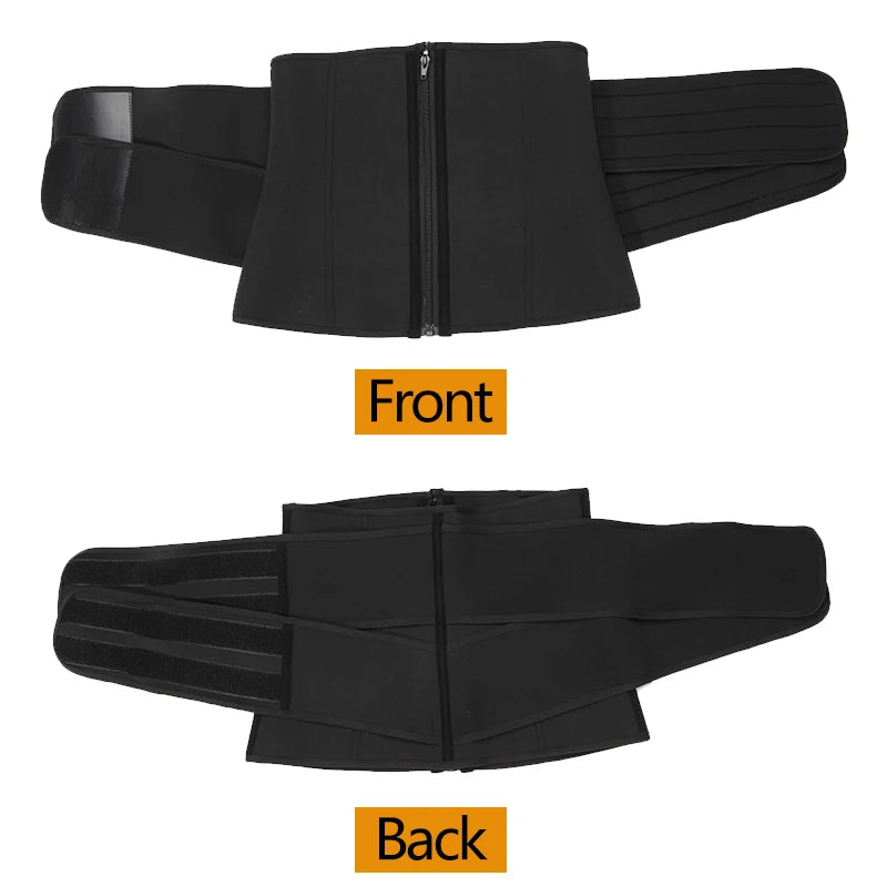 Men Waist Trainer Corsets Fitness Trimmer Belt Slimming Body Shaper for Weight Loss Sauna Sweat Girdle Workout Fat Burner Fajas