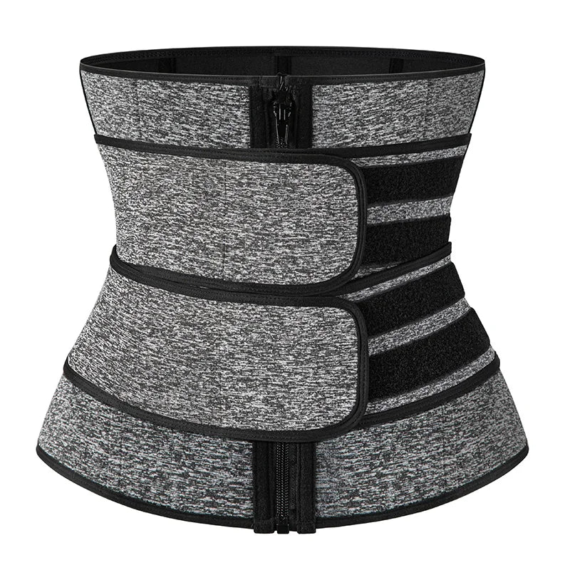 Men Waist Trainer Trimmer Belt for Weight Loss Neoprene Body Shaper Sauna Workout Sweat Belly Belt with Double Straps Shapewear