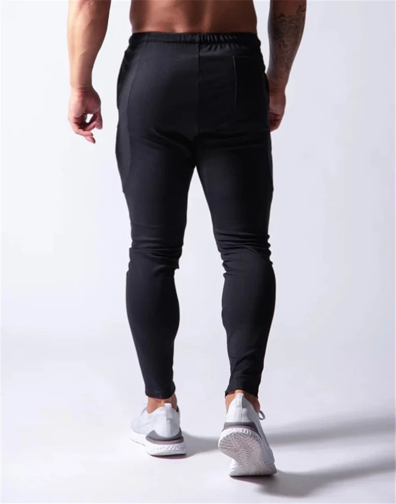 JAPAN Brand Joggers Men Sweatpants Gym Running Pants Mens Fitness Bodybuilding Gym Men Jogging Pants Zipper Sweatpants Trousers