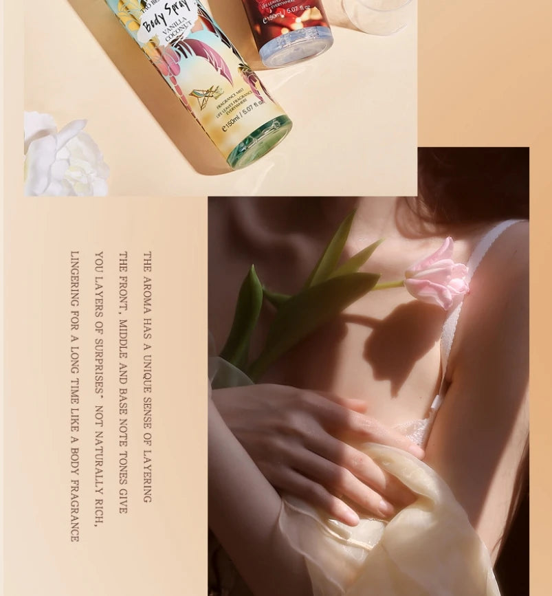 TAO BEAUTY Fragrance Spray, Long-Lasting Light Floral-Fruity Notes Rose Perfume Spray