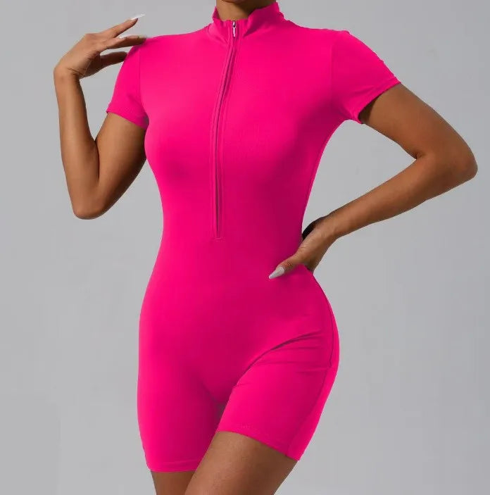 Cross-Border Summer Quick-Drying Seamless Spaghetti Strap Full Length One-Piece Yoga Suit Brushed Nude-Feel High-Elastic Fitness