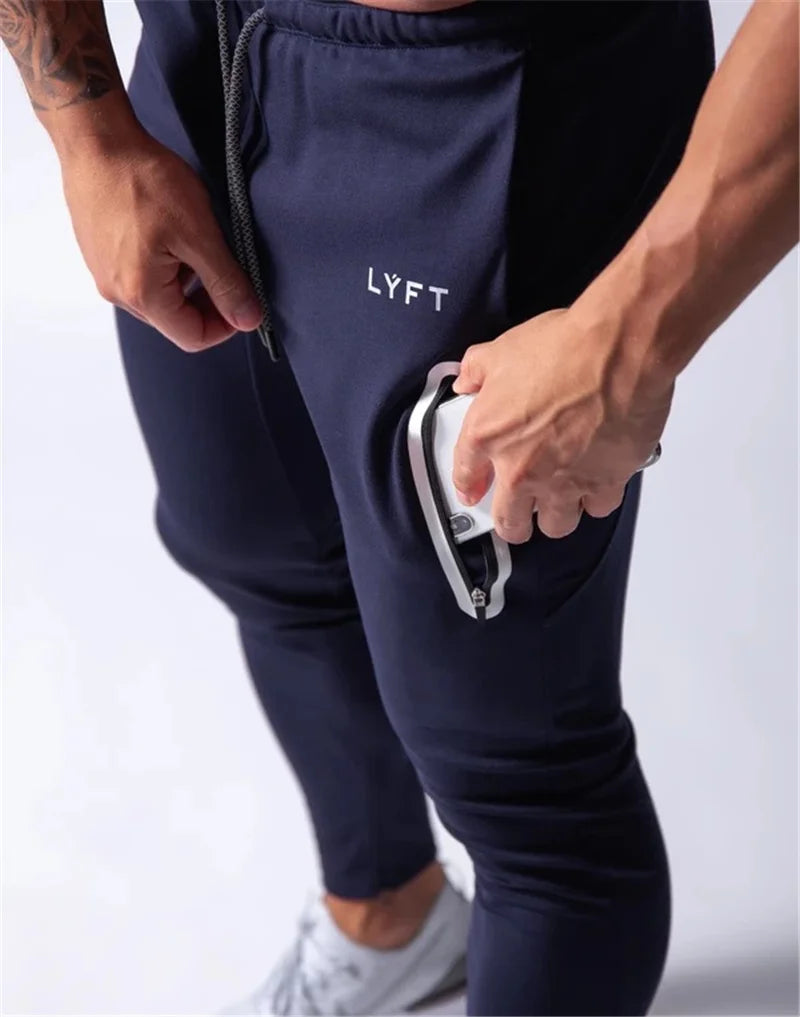 JAPAN Brand Joggers Men Sweatpants Gym Running Pants Mens Fitness Bodybuilding Gym Men Jogging Pants Zipper Sweatpants Trousers