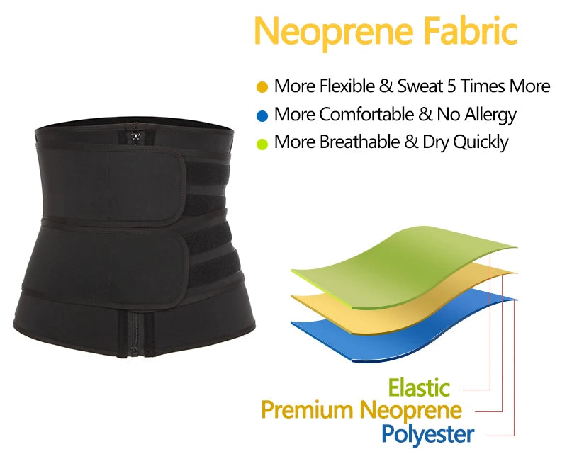 Women Waist Trainer Neoprene Body Shaper Belt Slimming Fajas Belly Reducing Shaper Tummy Sweat Shapewear Workout Shaper Corset