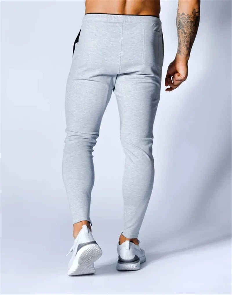 JAPAN Brand Joggers Men Sweatpants Gym Running Pants Mens Fitness Bodybuilding Gym Men Jogging Pants Zipper Sweatpants Trousers