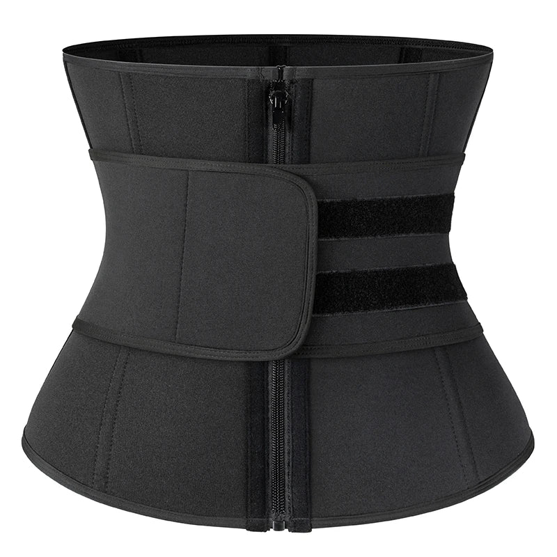 Men Waist Trainer Trimmer Belt for Weight Loss Neoprene Body Shaper Sauna Workout Sweat Belly Belt with Double Straps Shapewear