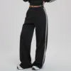 Women's Clash Color Sports Pants Loose Comfortable Casual Pocket Pants Outdoor Riding Mountaineering Sports Pants Women's Slacks