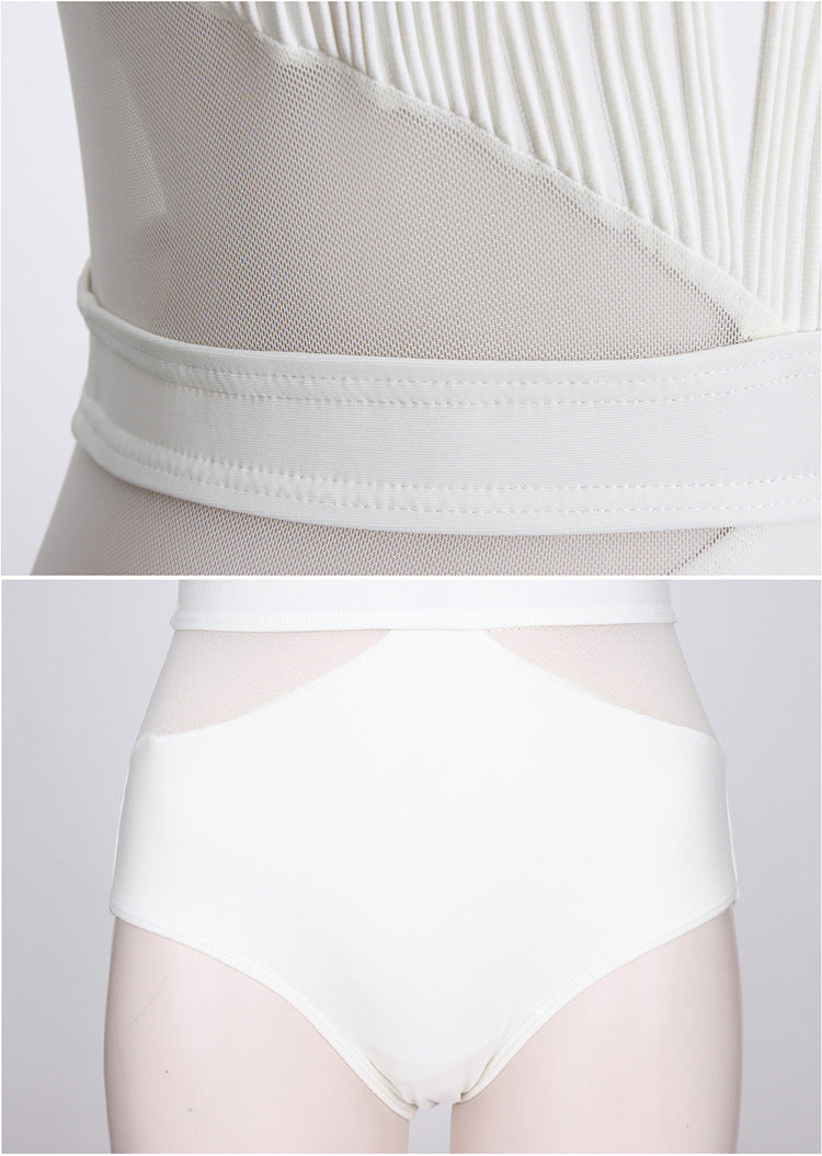 Swimsuit Women's Summer South Korea New Sexy Consecusive Small Chest Gathering Belly Covering Slimming Hot Spring Vacation Swimsuit