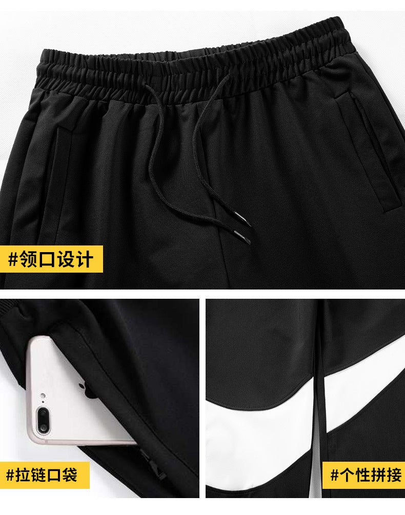 2024 Spring and Autumn Men's Sportswear Casual Suit Men's Hooded Cardigan Sportswear Running Suit Two-Piece Set for Boys