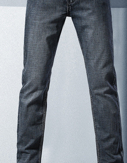 Su Lee Men's Jeans Spring and Summer New Straight Loose Business Elastic Versatile Long Pants Men's Cross-Border Men's Pants