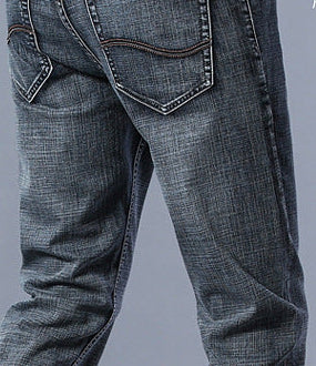 Su Lee Men's Jeans Spring and Summer New Straight Loose Business Elastic Versatile Long Pants Men's Cross-Border Men's Pants