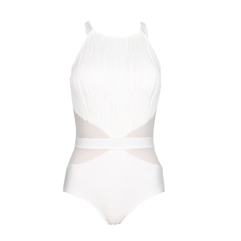 Swimsuit Women's Summer South Korea New Sexy Consecusive Small Chest Gathering Belly Covering Slimming Hot Spring Vacation Swimsuit
