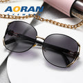 New trendy fashion UV-protection sunglasses for women, natural look,