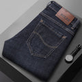 Su Lee Men's Jeans Spring and Summer New Straight Loose Business Elastic Versatile Long Pants Men's Cross-Border Men's Pants