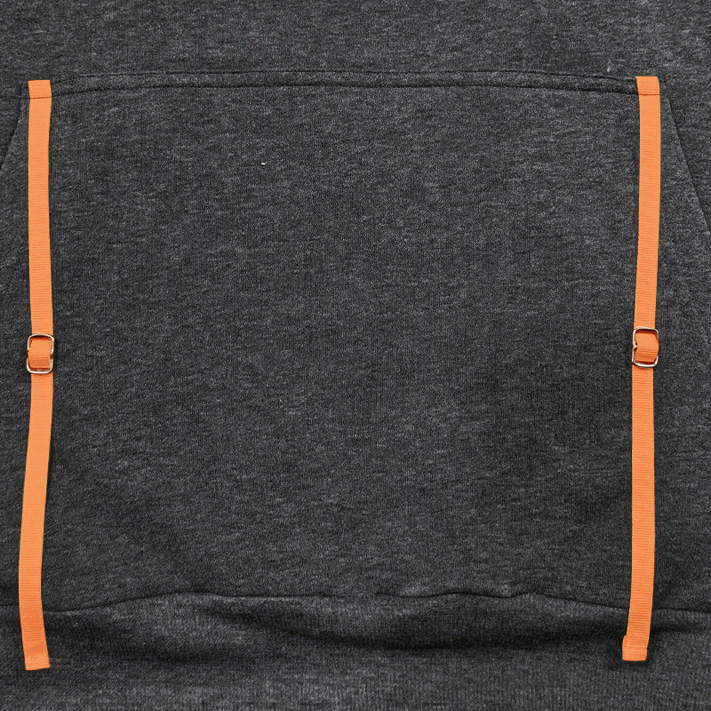Cross-border Autumn and Winter Sports Sweater suit Men's Multi-pocket Zipper Hoodie Sportswear suit Sweater Light Plate