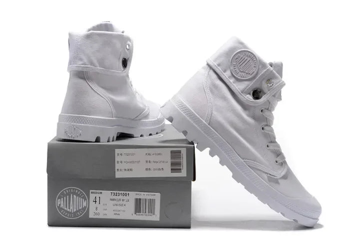 Classics PALLADIUM Pallabrouse Sneakers Men High-top Military Ankle Boots Canvas Men/Women Casual Shoes Size 35-45