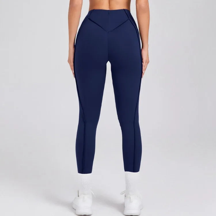 Women's Seamless Yoga Pants High Waist Tummy Control Workout Run Pants Non-See-Through Gym Pilates Fitness High Elastic Leggings