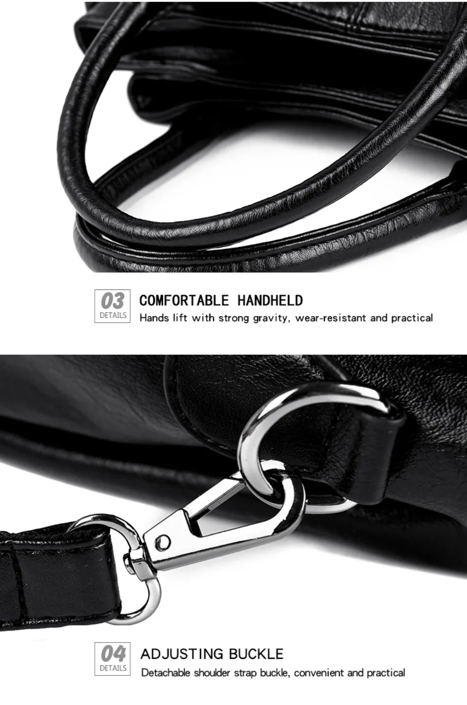 Genuine 3 Layers High Quality Soft Leather Ladies Shoulder Crossbody Bags for Women Luxury Handbags Women Bags Designer
