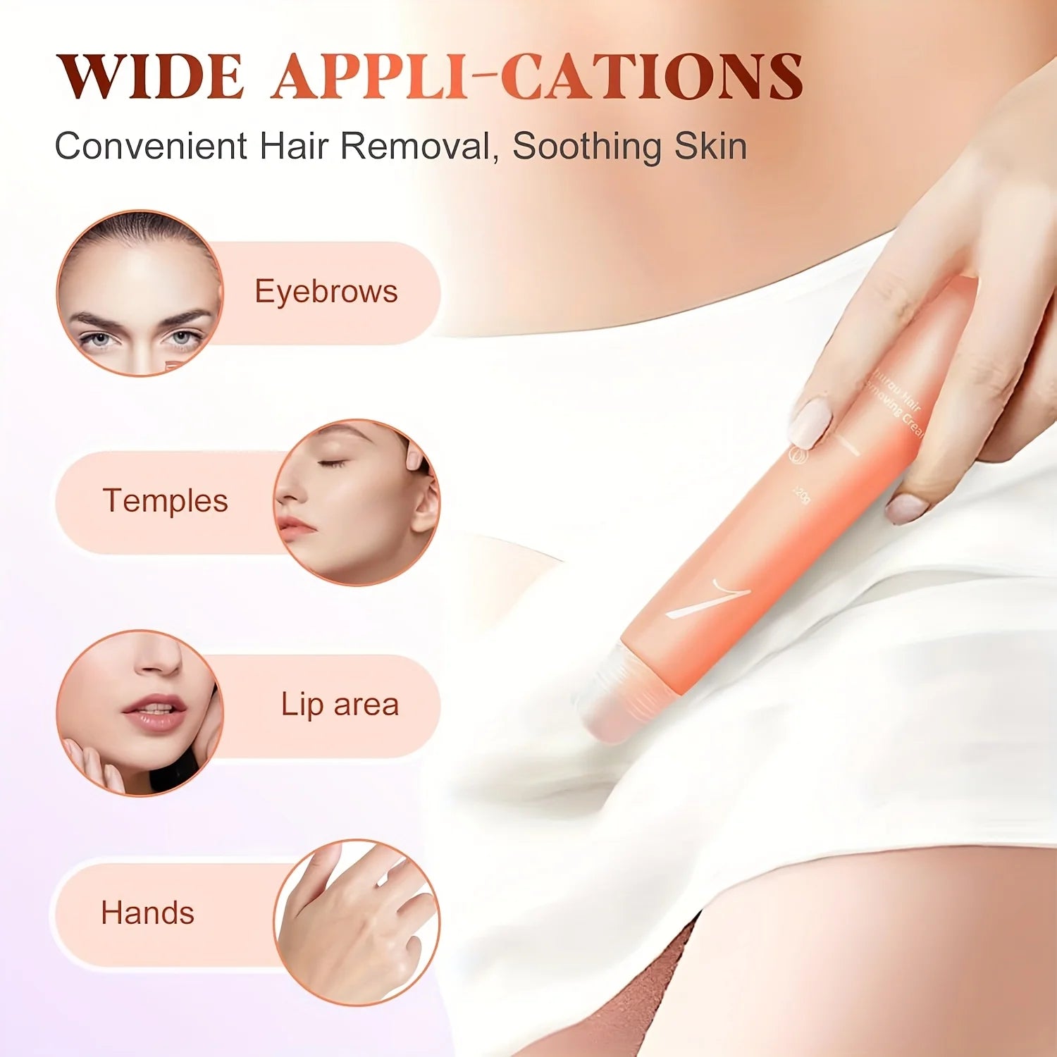 Lip Hair Removal Cream Special Hair Removal Cream For Men And Women's Lip Hair Removal Face Gentle Moustache Removal
