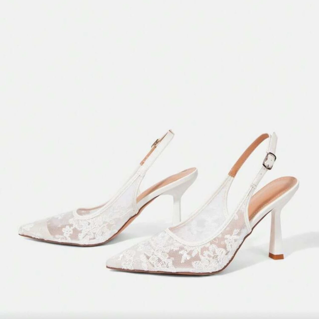 2026 Summer New Fashion High Heel Shoes Women  Pointed Toe Shoes Dresses Sandals Women Elegant Sex Appeal Lace Sandal 6643