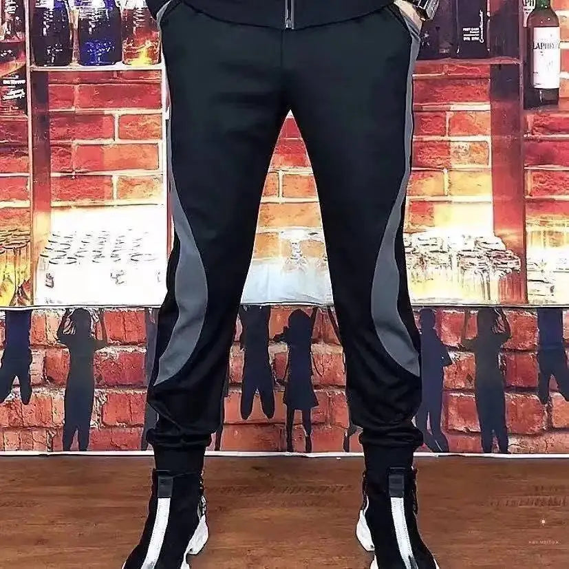 Sports Suit Men's Spring and Autumn Loose Large Size Casual Running Trend Suit