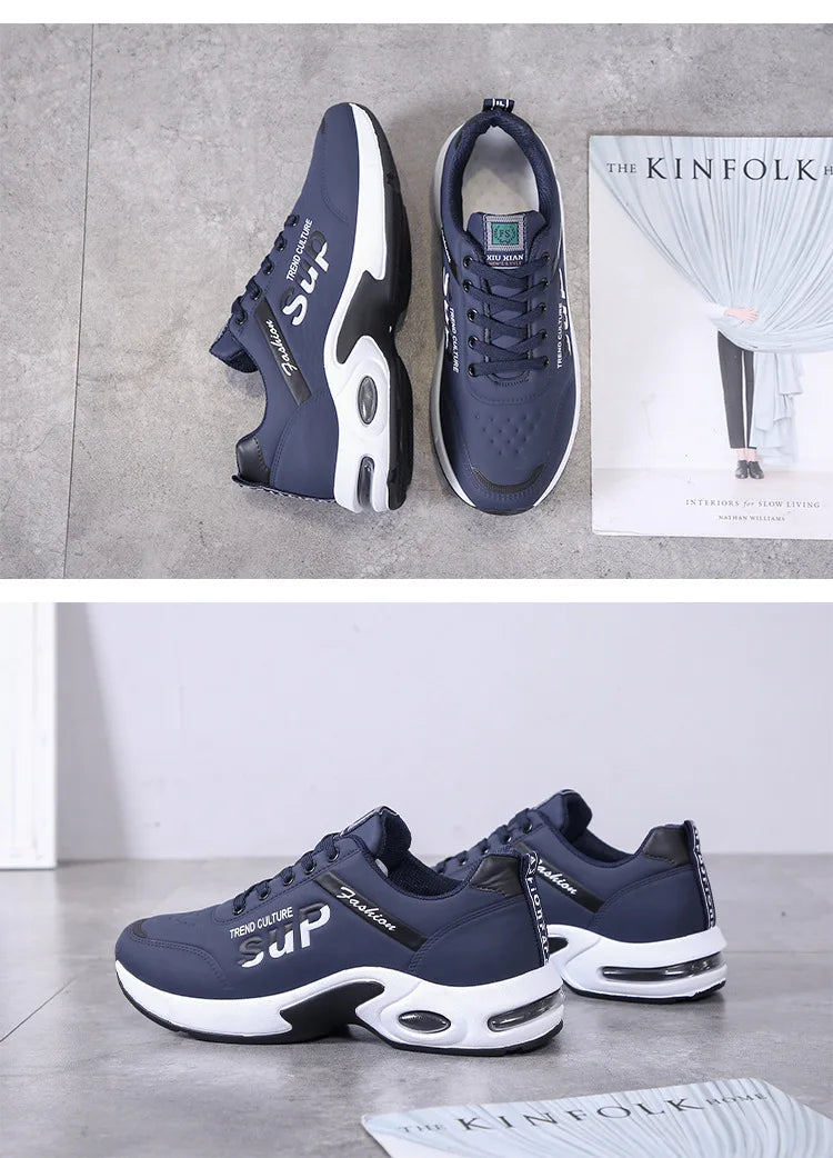 Men Sports Shoes Autumn Winter Korean Edition Trend Waterproof Running Tenis Basketball Durable Shock Absorbing Casual Shoes