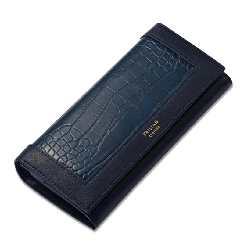 Women's Multifunction Luxury Wallets Long Wallet Female Leather Purse ID Card Holder Women Purses Ladies Clutch Phone Bag Purse